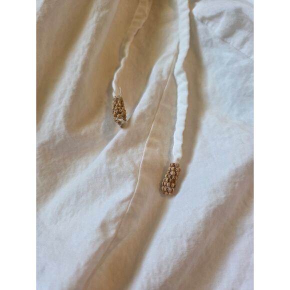 Free People White Cream Fairy Flowy Boho Smocked Waistband Skirt - Picture 3 of 5